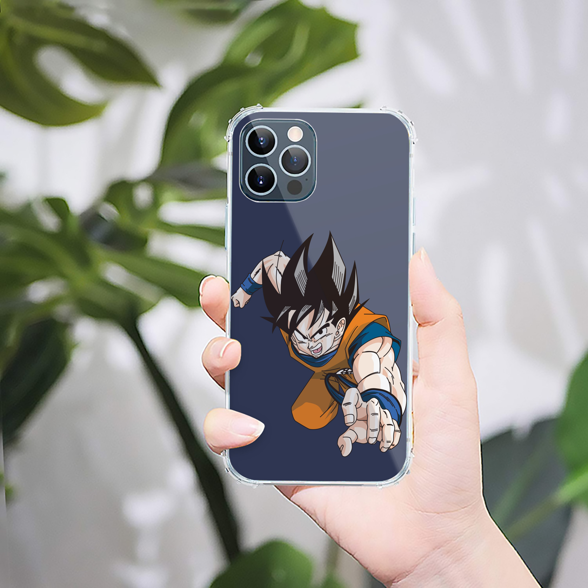 （画像用） ドラゴンボール 孫悟空（そん ごくう）Son Goku カカロット DRAGON BALL Kakarotto 【iPhone 12シリーズ対応】透明スマホケース（クリアソフトケース）